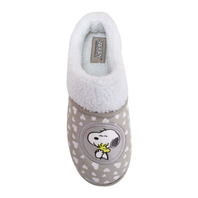 Pantuflas Peluche Mujer Snoopy Peanuts Marron1