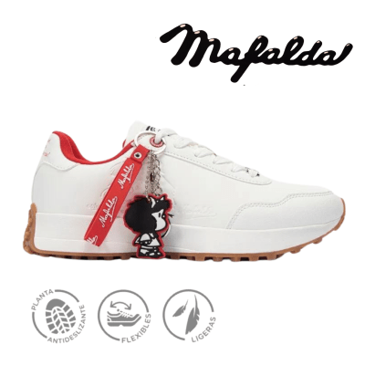 Zapatillas Blancas Mujer Mafalda1