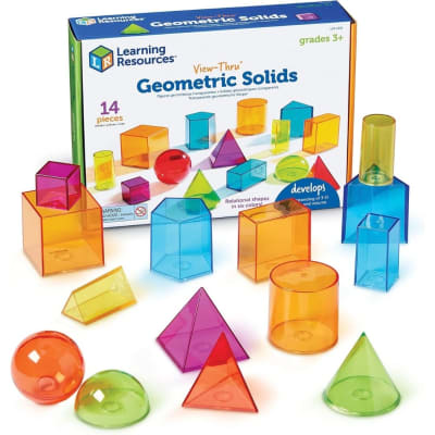 Set de Figuras Geometricas Traslucidas Learning Resources1