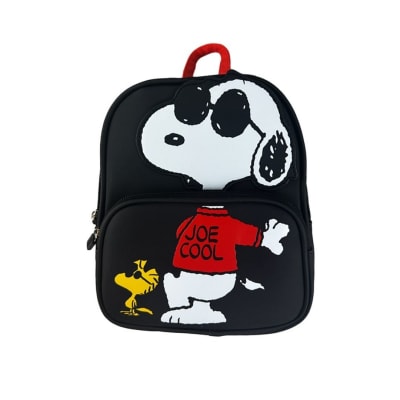 Mini Mochila Juvenil Snoopy Peanuts Negro1