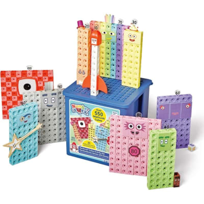 Set Didactico Number Blocks 10 - 100 Heroes con Zeros1