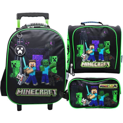 Pack Escolar Maleta Minecraft Oficio1