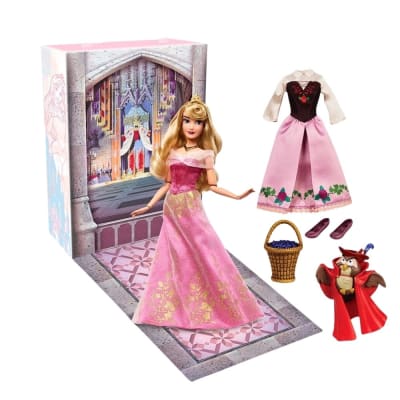 Muñeca Disney Store Aurora La Bella Durmiente con ropa y accesorios1