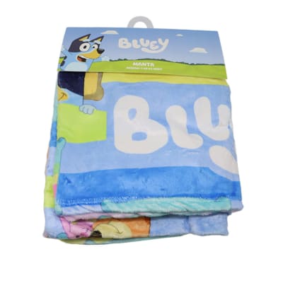 Manta Suave Bluey Bingo Multicolor 140x100 cm1