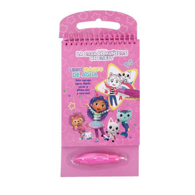 Libro Cuaderno Magico de Agua Artesco Gabby Dollhouse1