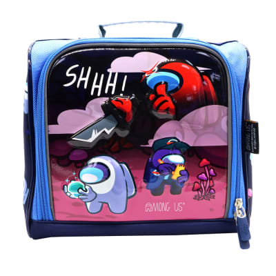 Lonchera Escolar Among Us Azul1