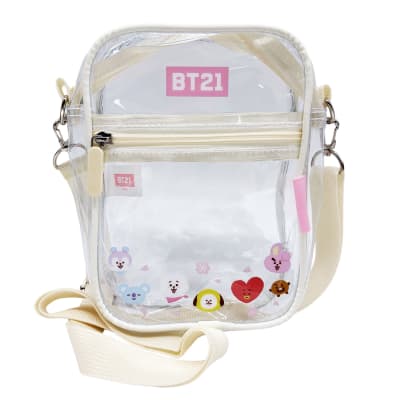 Morral Crossbody BTS BT21 Kawai Transparente1