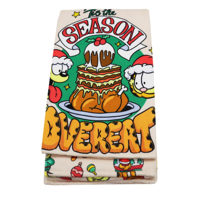 Set Secadores Navidad Cocina Garfield x2 45x65cm1