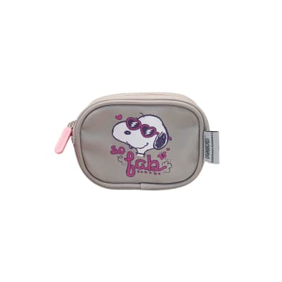Neceser con Correa Cosmetiquero Snoopy Gris1