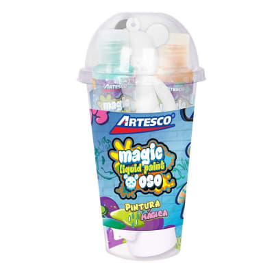 Pack Creativo Artesco Magic Liquid Paint Oso1