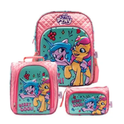 Pack Escolar Mochila My Little Pony Rosa Oficio1