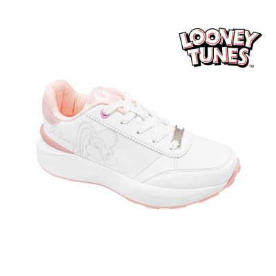 Zapatillas Looney Tunes Urbanas Blancas Mujer1