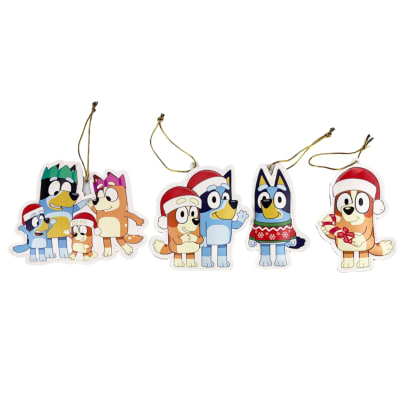 Set de adorno arbol navidad Bluey X4 unds 12cm Modelo 11