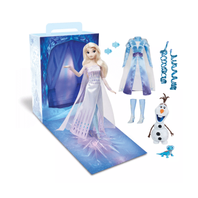 Muñeca Disney Store Elsa Frozen 2 con ropa y accesorios1