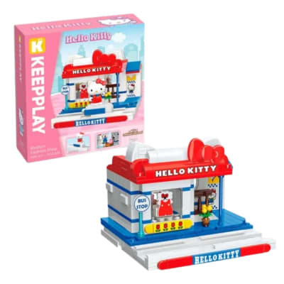 Keeppley Sanrio Hello Kitty - Mini Escenario Armable Tienda de Moda1
