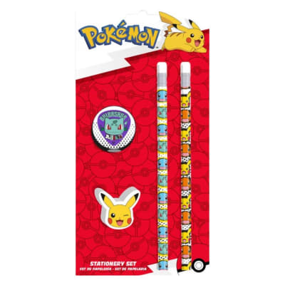 Set Escolar de Lapices y borradores Pokemon1