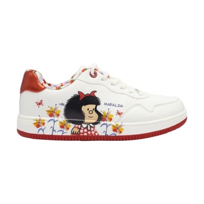 Zapatilla Mujer Casual Mafalda Blanco1