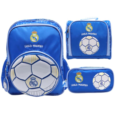 Pack Escolar Mochila Real Madrid Futbol Oficio1