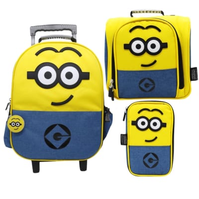 Maleta Oficio + Lonchera + Cartuchera Minions Mi Villano Favorito1