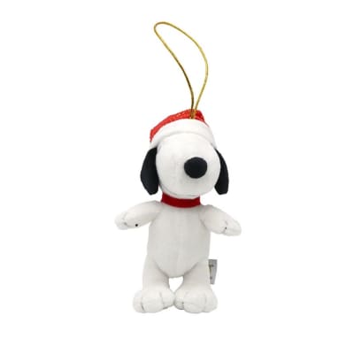 Adorno Peluche arbol navidad Snoopy 12cm Modelo 31