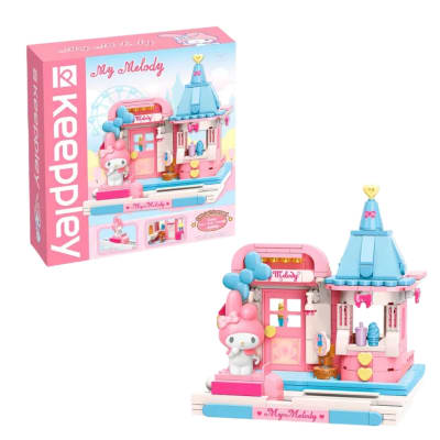 Keeppley Sanrio My Melody - Mini Escenario Armable Casa de Helados Dulces1