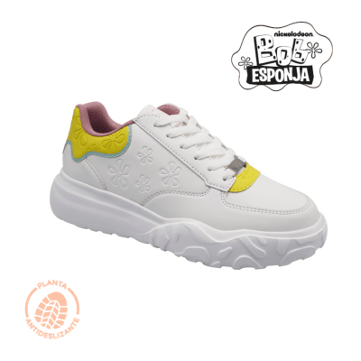 Zapatillas Blancas Bob Esponja1