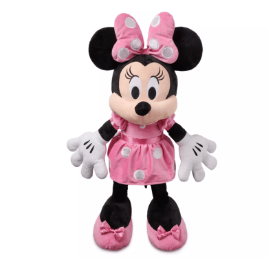 Peluche Grande Disney Store Minnie Mouse Rosada1