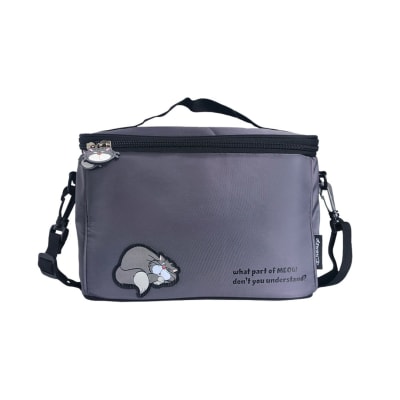 Lonchera Bolso Disney Lucifer Gris1