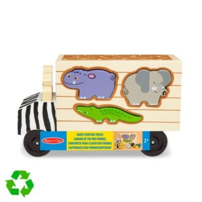 Camion Didactico Safari de Madera con Animales Melissa & Doug1