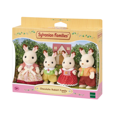 Juguete Sylvanian Ternurines Set Familia Conejos de Leche1