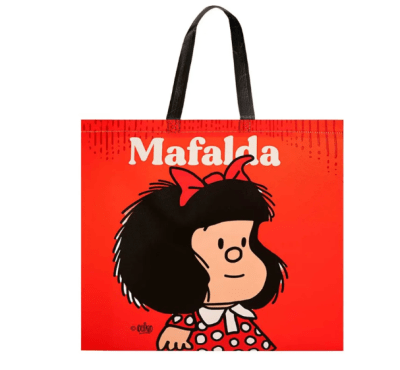 Bolsa Reutilizable Mafalda Rojo 39 x 44 x 18 cm1