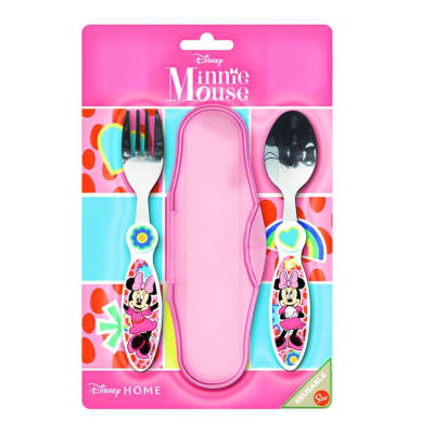 Set de Cubiertos Escolar Minnie Mouse1