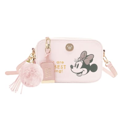 Cartera Morral Mujer Crossbody Deluxe Minnie Mouse Disney Rosado1