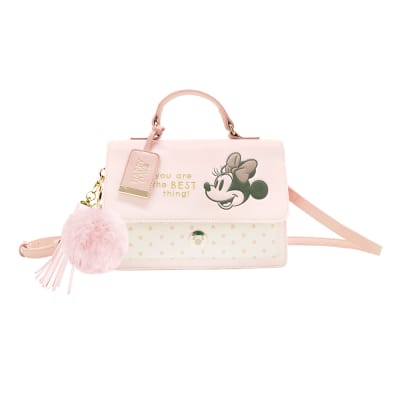 Bolso Mujer Crossbody Deluxe Minnie Mouse Disney Rosado1