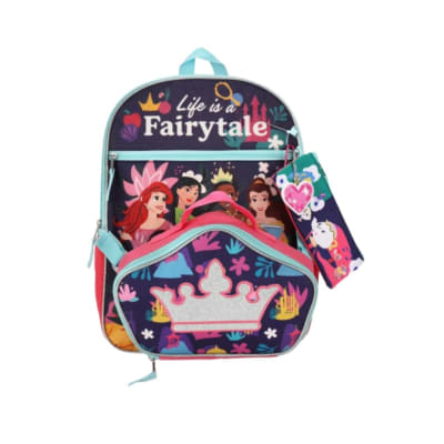 Pack Escolar Oficio Mochila Princesas Disney  Corona1
