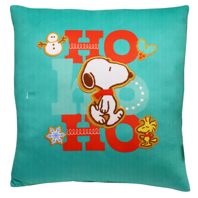 Cojin Almohada navideño decorativo Snoopy 40x40cm Turqueza1