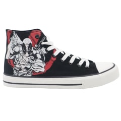 Zapatillas Botin Hombre Marvel Deadpool Negro