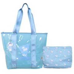 Pack Bolso de Playa Snoopy Celeste + Neceser