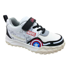 Zapatillas Niño Casual Capitan America Marvel Avengers Blanco