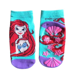 Medias Antideslizante Disney Ariel La Sirenita 1 Par