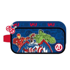 Avengers Cartuchera Azul Escolar Marvel Niño