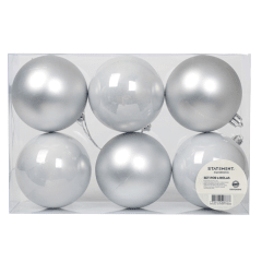 Set Bolas Navidad Arbol Barbie X6 unds 10cm Modelo 3