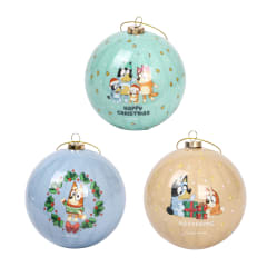 Set Bolas Navidad Arbol Bluey X3 unds 8cm Modelo 1