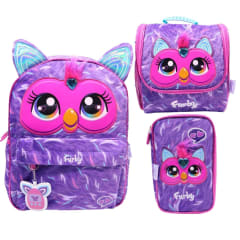 Pack Escolar Mochila Furby Morado Oficio