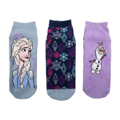 Medias Antideslizante Disney Frozen Elsa Tripack