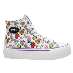 Zapatillas Urbanas Botin Mujer BT21 BTS Kpop Kawai Blanco
