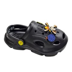 Sandalias Niño Clog Casual One Piece Luffy Negro