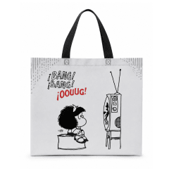 Bolsa Reutilizable Mafalda Blanca 39 x 44 x 18 cm