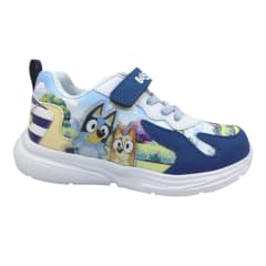 Zapatillas Niño Bluey Bingo Azul con Luces
