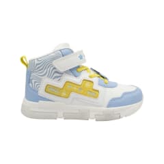 Zapatillas Niña Botin Bluey Blanco Azul con Luces